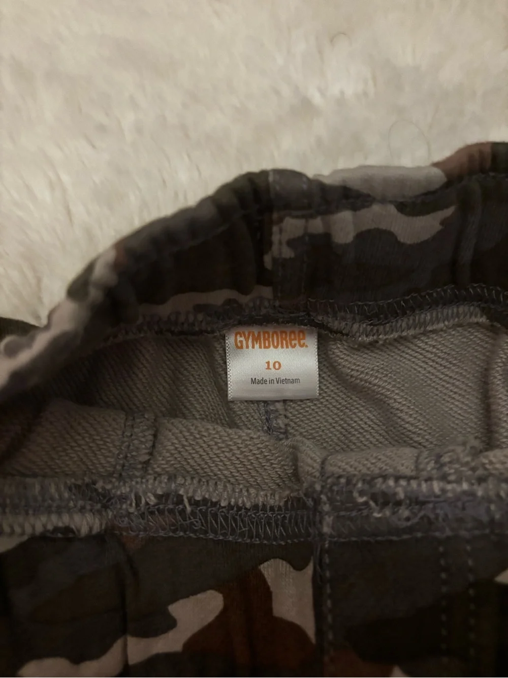 Gymboree Boys Camo Cargo Shorts - Brown & Green